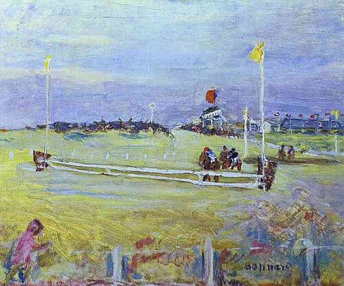 Race at Bologne 1910, 1923, Pierre Bonnard