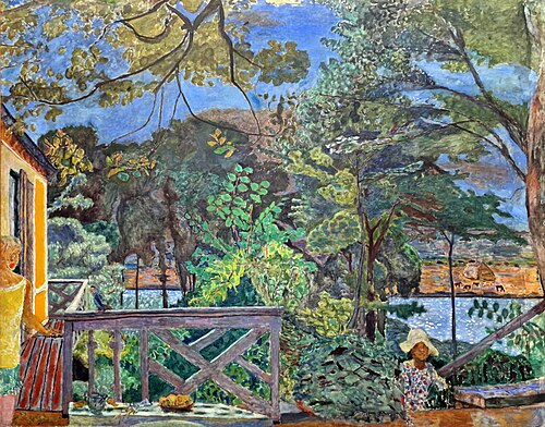 La terrasse de Vernon, 1928, Pierre Bonnard