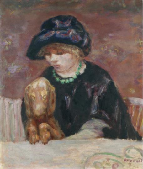 La femme au basset, 1912, Pierre Bonnard