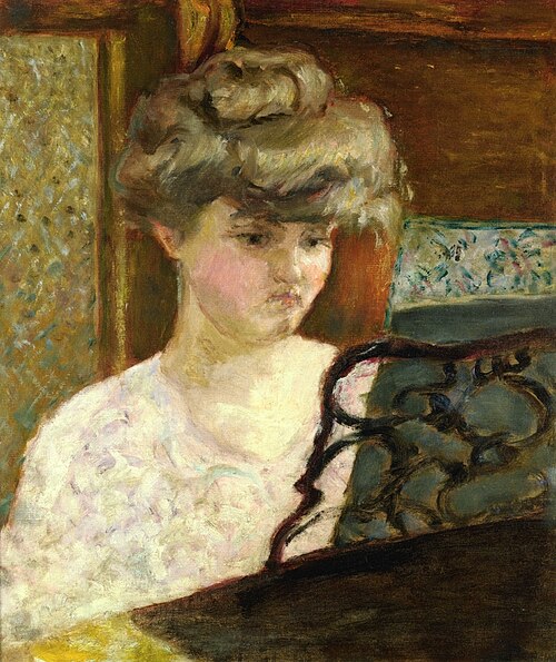 Misia au piano, 1902, Pierre Bonnard