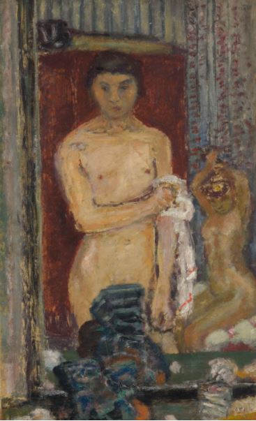 Nus se reflétant dans une glace, 1907, Pierre Bonnard