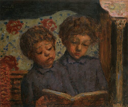 Enfants solfiants, Charles et Jean Terrasse, 1900, Pierre Bonnard
