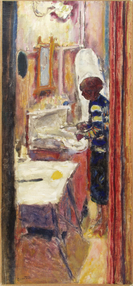 Femme debout dans un intérieur, , Pierre Bonnard
