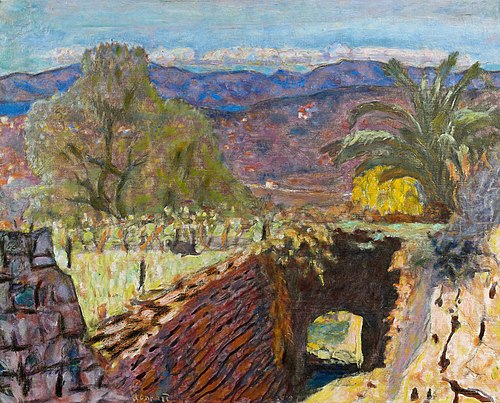 Paysage du Midi par temps de mistral, 1922, Pierre Bonnard