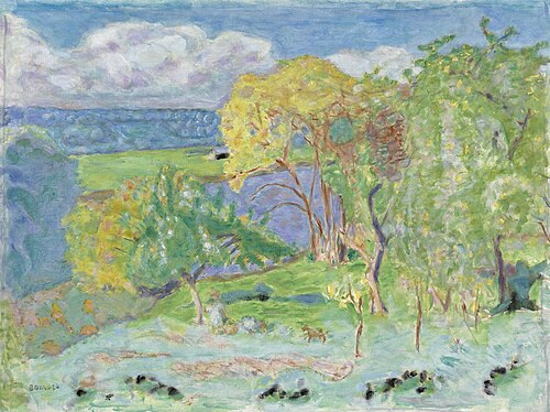 Paysage d'automne (environs de Vernon), 1915, Pierre Bonnard