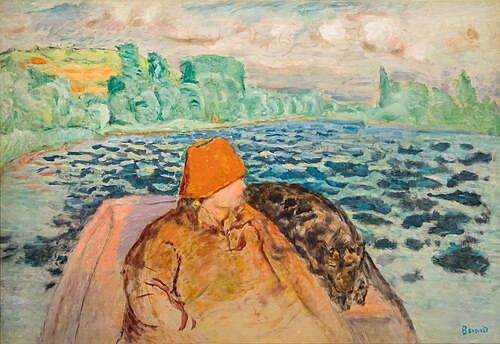 in a Rowboat (Vernon), 1912, Pierre Bonnard