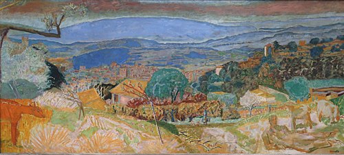 Paysage au Cannet, 1928, Pierre Bonnard