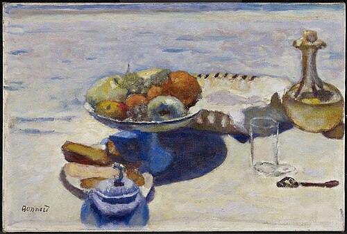 La table garnie, 1924, Pierre Bonnard
