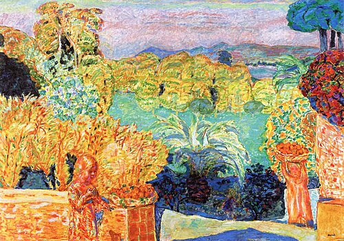 Paysage du Midi et deux enfants, 1917, Pierre Bonnard