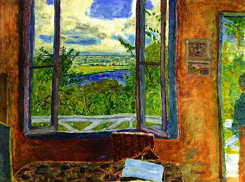 Fenêtre ouverte sur la Seine à Vernonnet, 1911, Pierre Bonnard