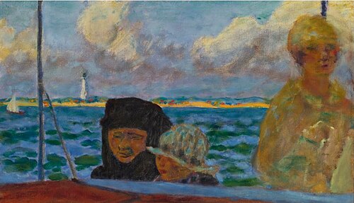EN BATEAU. LA PROMENADE EN MER, 1924, Pierre Bonnard