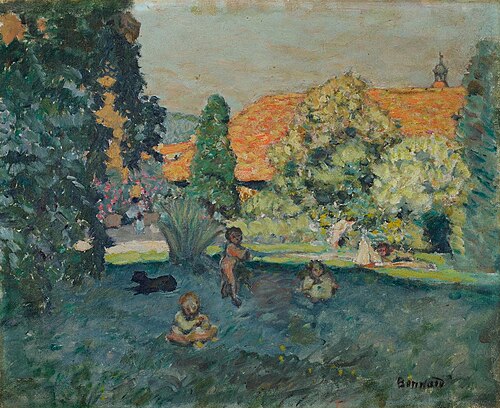 Le Toit rose, 1899, Pierre Bonnard