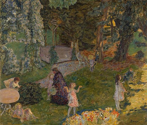 La Famille au jardin. Grand-Lemps, 1901, Pierre Bonnard