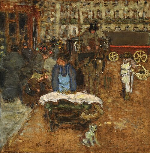 Sur le boulevard, 1895, Pierre Bonnard