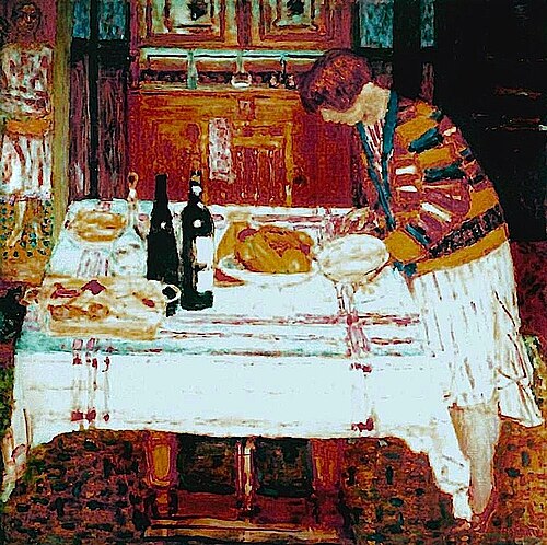 Après le repas, 1925, Pierre Bonnard