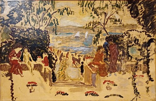 Terrace by the Sea, 1910, Pierre Bonnard