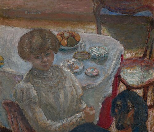 Black ou La Femme au chien, 1907, Pierre Bonnard