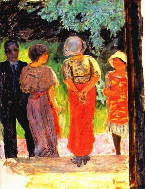 Conversation in the Park, 1922, Pierre Bonnard