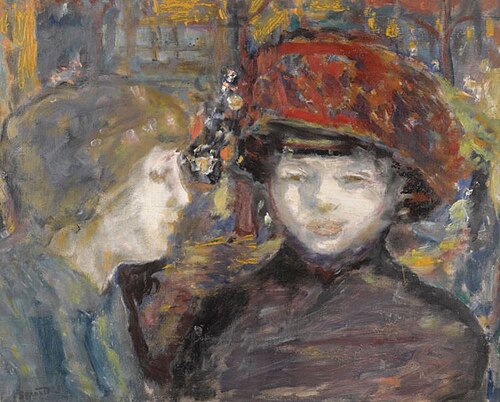 DANS LA RUE, DEUX FIGURES, 1906, Pierre Bonnard