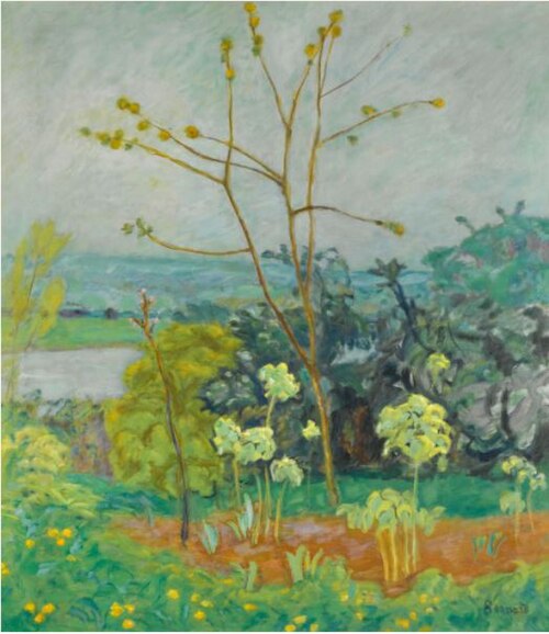 JARDIN AU BORD DE LA SEINE, 1912, Pierre Bonnard