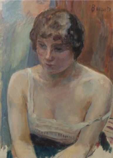 JEUNE FEMME À LA GORGE DÉCOUVERTE, 1916, Pierre Bonnard