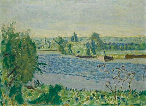 MATIN BLEU OU PETITE RIVIÈRE, 1927, Pierre Bonnard