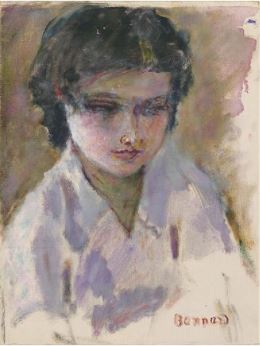 PORTRAIT DE JEUNE FEMME (GISELE BELLEUD), 1895, Pierre Bonnard