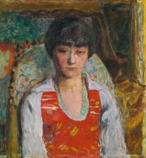 PORTRAIT DE JEUNE FILLE (VIVETTE TERRASSE), 1916, Pierre Bonnard