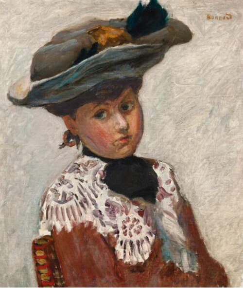 LE CHAPEAU, 1905, Pierre Bonnard