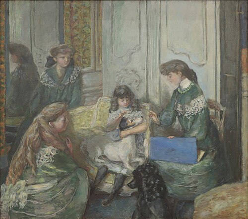 Jeunes Filles et chiens, 1910, Pierre Bonnard