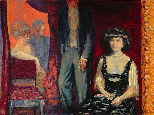La Loge, 1908, Pierre Bonnard