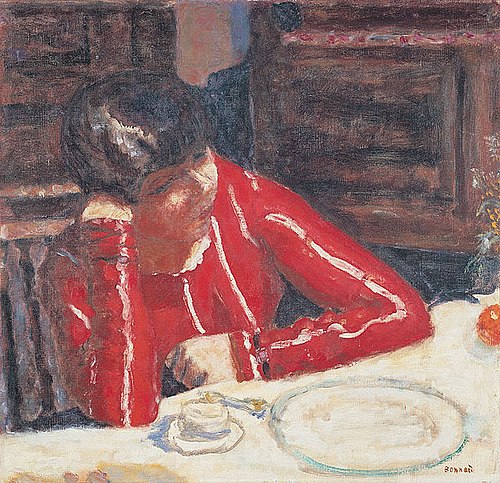 Le Corsage rouge, 1925, Pierre Bonnard