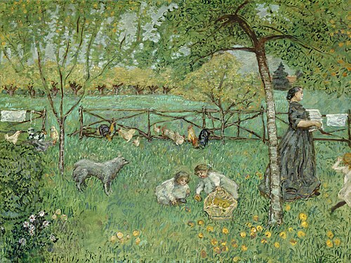 The Large Garden, 1895, Pierre Bonnard