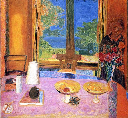Salle à manger donnant sur le jardin, 1923, Pierre Bonnard