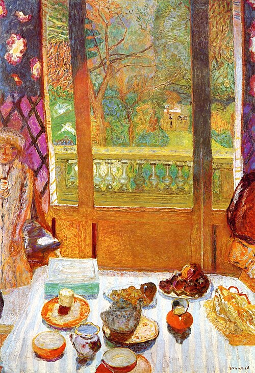 Dining Room Overlooking the Garden (The Breakfast Room), 1930, Pierre Bonnard