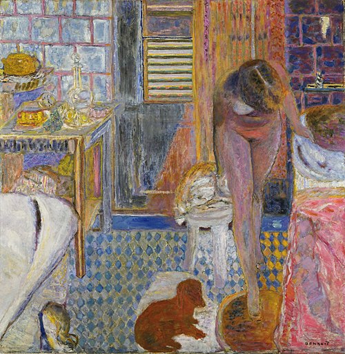 The Bathroom, 1932, Pierre Bonnard
