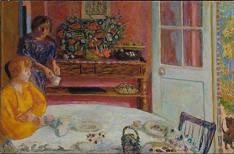 The Dining Room, Vernonnet, 1916, Pierre Bonnard
