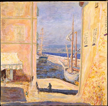 View of The Old Port, Saint-Tropez, 1911, Pierre Bonnard