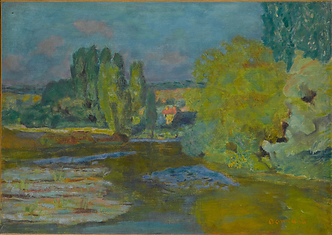 House on the Seine near Vernon, 1916, Pierre Bonnard