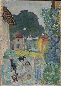 Village Scene, Grasse, 1912, Pierre Bonnard