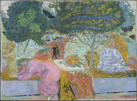 Morning in the Garden at Vernonnet, 1917, Pierre Bonnard