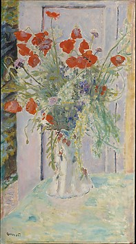 Poppies in a Vase, 1926, Pierre Bonnard
