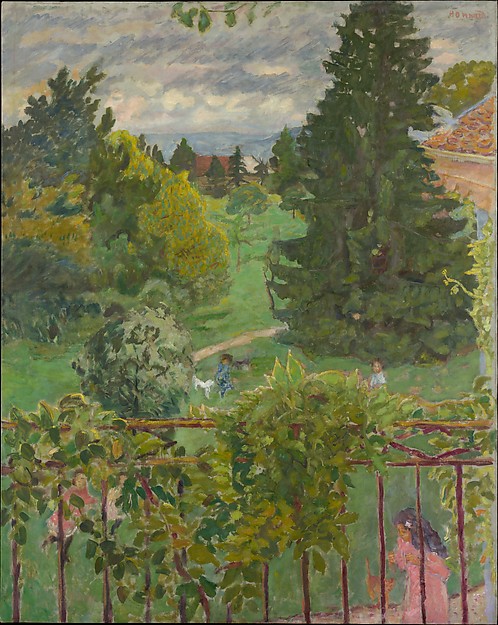 From the Balcony, 1909, Pierre Bonnard