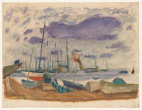 Le Port de Cannes, 1935, Pierre Bonnard