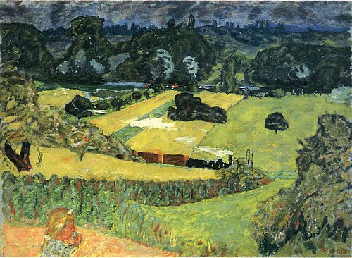 Train and Bardes, 1909, Pierre Bonnard
