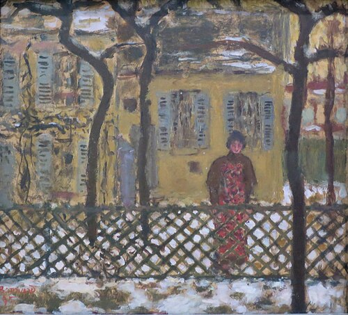 Behind the Fence, 1895, Pierre Bonnard