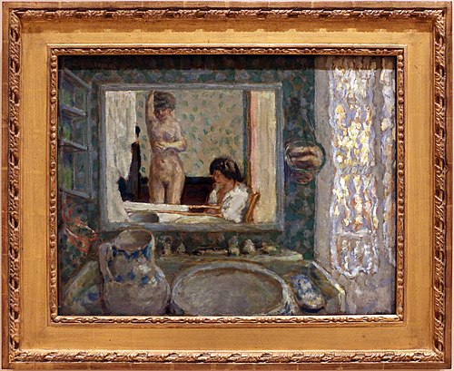 La Glace de la chambre verte, 1908, Pierre Bonnard