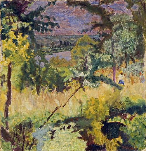 Échappée sur la rivière, Vernon, 1923, Pierre Bonnard