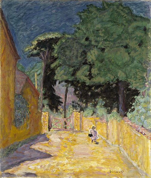 Ruelle à Vernonnet [Lane at Vernonnet], 1913, Pierre Bonnard