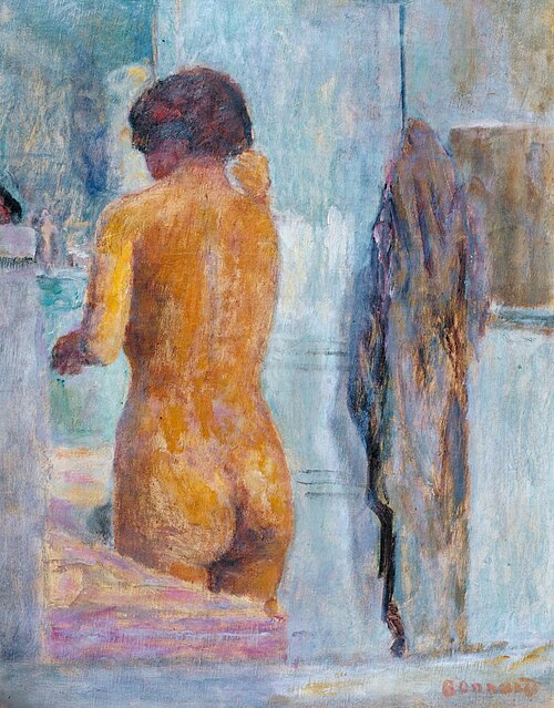 Bathing Woman, Seen from the Back, 1919, Pierre Bonnard